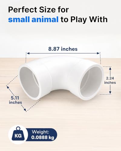 2 PCS Hanging Foraging Chew Toy Interactive Treat Dispenser, Small Animal Cage Enrichment Puzzle Feeder for Rats, Guinea Pigs, Bird,Easy to Disassemble & Clean