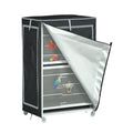 Bird Cage Cover - 600D Bird Cage Covers for Night Heavy Duty & Waterproof,Bird Cage Covers for Night, Good Night Bird Cage Covers for Large Bird Cage，Size 18 x 18x 29 Inch