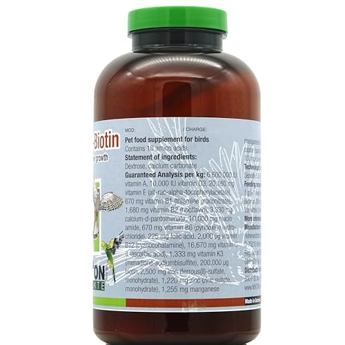 Nekton Biotin 700gm/1.54Lb Fruit for Bird Feathering - size: 700 g