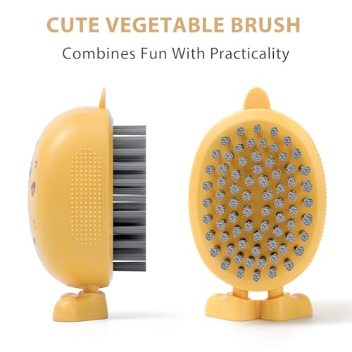 Lumkew Vegetable Potato Scrubber Brush for Food | Produce Brushes for Fruits and Veggie Washing Potatoes Scrub Cleaner Fun Kitchen Gadgets - color: Potato