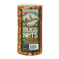 Mr. Bird Bugs, Nuts & Fruit Cylinder, 1-Pack, 1 lb 8 oz | Wild Bird Seed For Outside Feeder | Premium Blend of Mealworms, Sunflower Hearts & Cranberries | No Mess, No Melt - size: 1.5 Pound (Pack of 1)