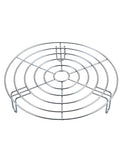Round Cooling Racks Dia 10.2", 304 Stainless Steel Steamer Rack, Canning Rack, Cake Cooling Rack Circle Wire Cooling Rack for Air Fryer, Instapot, Cake Pans (Height 2.8",10.2"/26cm) - color: White, size: 10.2"