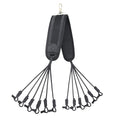 WAYNE'S DOG Canvas Bird Game Carrier, Waterfowl Dove Small Animal Game Carrier Hanger Tote Shooting Accessories (Black) - color: Black