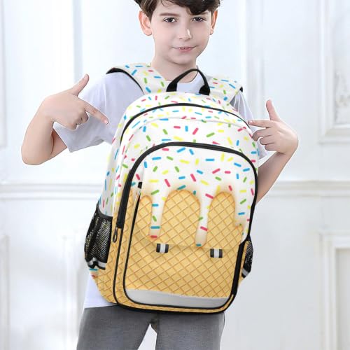 Kids Backpack Elementary Middle School Bags for Boys Girls | Travel, Daypack, Lightweight, Waterproof, with Reflective Strip - color: Multi 15