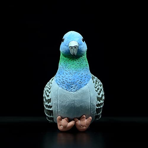 Simulation Blue Pigeon Plush Toy - 10 inch Pigeon Blue Stuffed Animal Toy, Cute Pigeon as Gift for Kids - style: Blue Pigeon