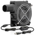 USB Cooling Blower Fan 5V 120mm x 32mm, with Speed Control | DC Brushless Centrifugal Fan for BBQ Inflatable Outdoor Camping Receiver DVR Xbox Modem AV Cabinet