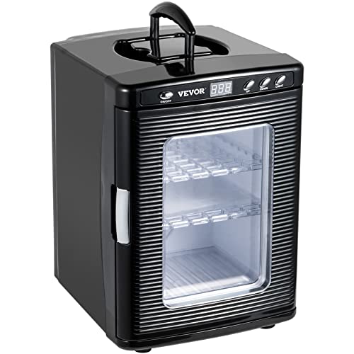 Happybuy Black Reptile Incubator 25L Digital Incubator for Small Reptiles with Cooling and Heating 5-42C - color: Black