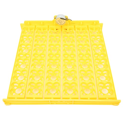 Akozon 156pcs Fully Automatic Egg Incubator Tray Durable Plastic Egg Turner for Chicken, Duck, and Quail (110V)