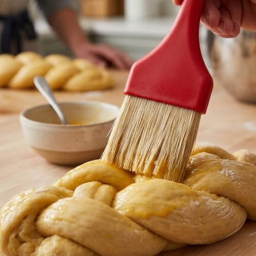 King Arthur Baking Company Professional Pastry Brush, Natural Boar Bristles, 2-Inch, For Butter, Egg Wash, Glaze And Baking Prep - size: 2-Inch