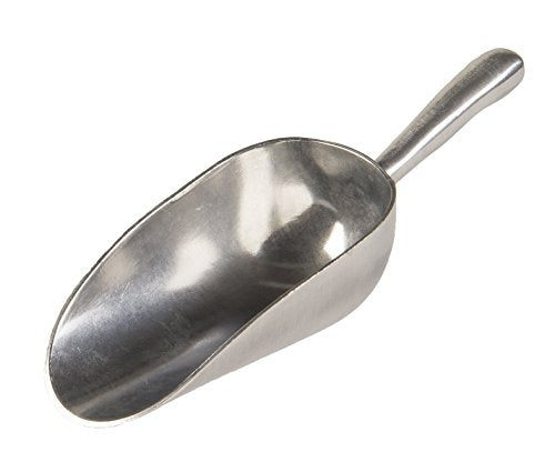 Update International (AS-12) 12 oz Aluminum Scoop - size: 12 Oz