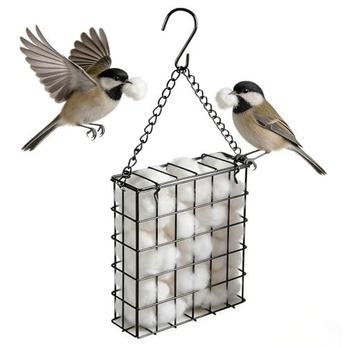 Bird Nesting Material Holder, Handmade Fiber Bird Nesting Material, Refillable Bird Shelter, Outdoor Bird Nesting and Resting Spot, Gift for Animal and Bird Enthusiasts (3 Set) - color: 3 set
