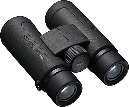 Prostaff P3 8x42 (16776) Black Binoculars Bundle with Lens Pen, and Cloth - High Powered Compact Adult Binoculars for Hunting, Bird Watching, and Hiking Essentials, Zoom Lightweight Travel - style: P3 8x42