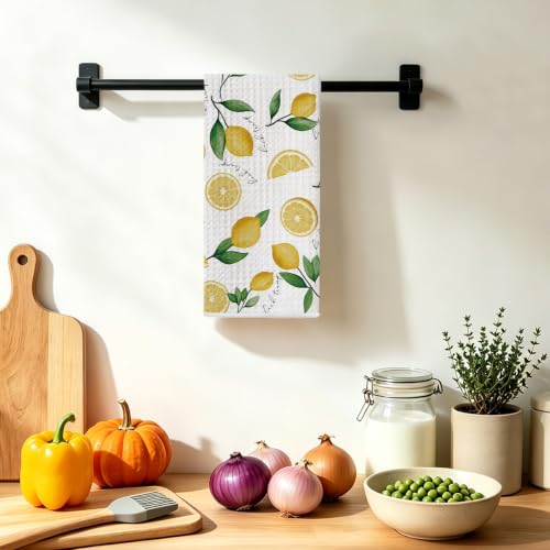 Jztco Funny Trump Kitchen Towel, Lemon Gifts Reusable Hand Towels-02 | Absorbent Microfiber Dish Cloth Tea Towels for Kitchen Home Decor, Anti Trump Gifts for Women 14x24 Inch - color: Multi 1612