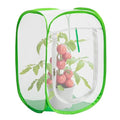 16" x 16" x 24" Pop Up Garden Mesh Plant Cover, Plant Protectors Mesh Plant Enclosure, Garden Net Cage Pest Protection Guard Tent with Storage Bag for Protect Plant Vegetable Fruit from Birds Insects - color: 16 X 16 X 24 Inch