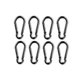 8 Pcs Carabiner Clip Spring Snap Hook - M5 1.97 Inch Heavy Duty Snap Hooks Quick Link for Hiking Camping Fishing Swing Hammock, 200lbs Capacity - color: M5 (1.97Inch)-8Pcs