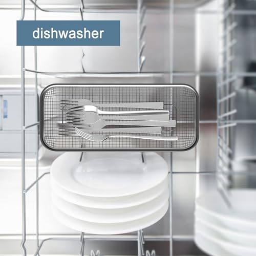 Utensil Drying Rack, 2 Pack Utensils Holder Dishwasher Silverware Basket | Compact Dish Rack, Kitchen Counter Drainer, Chopsticks, Spoons, Forks, Knifes Organizer - size: 2pcs Small