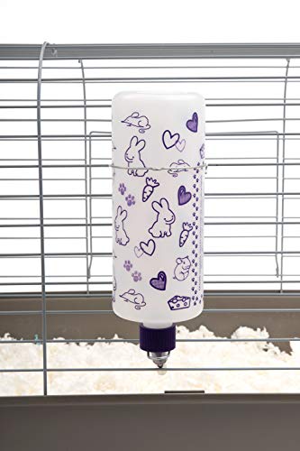 Lixit® Bulk Water Bottles with Display Case for Rabbits, Ferrets, Chinchillas, Rats, Mice, Guinea Pigs', and Other Small Animals - Made in USA (32 Ounce (Pack of 6)) - size: 32-Ounce