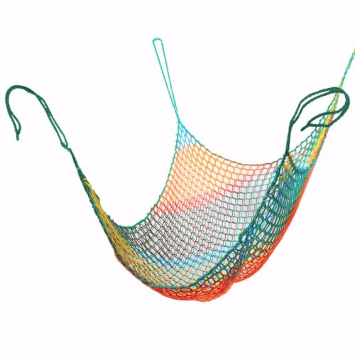 Climbing Cargo Net for Kids - Double Layers Heavy Duty Playground Safety Net, Outdoor Climbing Net for Treehouse Accessories, Backyard, Jungle Obstacle Training & Adventure(3.2x9.8ft),Multicolor - color: Multicolor, size: 3.2 x 9.8 ft