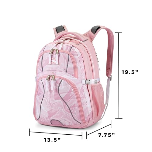 High Sierra Swerve Laptop Backpack, Cosmos/Midnight Blue, One Size - color: Cosmos/Midnight Blue