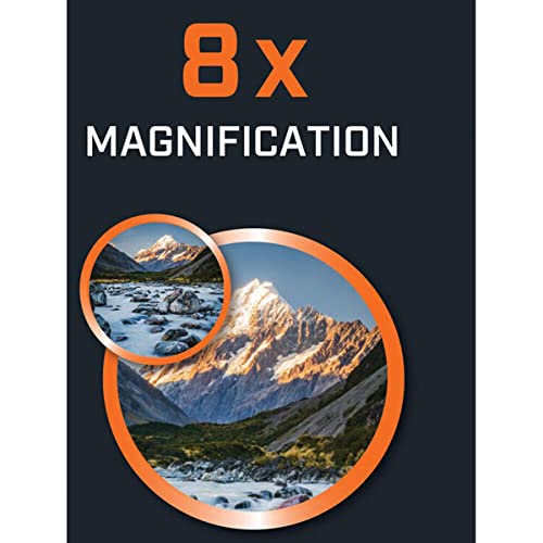 Bushnell PowerView 2 Binoculars, High-Definition Binoculars with Multi-Coated Lenses, Durable Aluminum Alloy Chassis, Wide Field of View, Ideal for Wildlife Observation, Hiking and Sporting Events - style: Roof Prism
