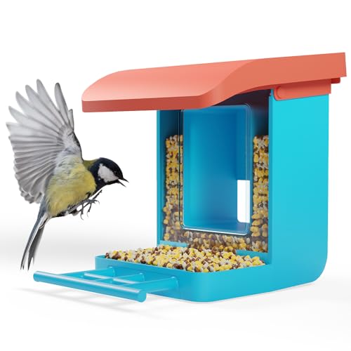 Wyze Bird Feeder Camera Case with Macro Lens (Blue) | Macro Lens Included; 5 Diy Mounting Methods; Weatherproof Cam Shield; Universal Wyze Compatible - color: Blue