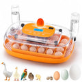 TURBRO Incubator for Hatching Eggs, Automatic Turning, Temperature & Humidity Control, Built-in Candler, 360° Viewing, 24 Egg Incubators for Chicken, Duck, Quail, Turkey, Goose, Parrot, Bird | 24 Egg Incubators, Automatic Turning, Built-in Candler, 360° V