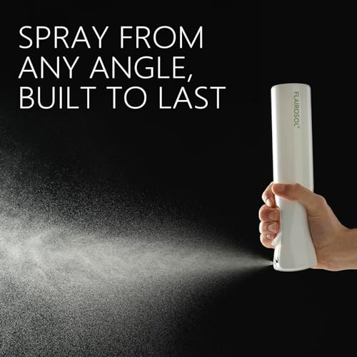FLAIROSOL Original Plant Mister Continuous Spray Bottle, 300ml, White/Green | Continuous water mist for plants, flowers & cleaning, versatile fine mist sprayer