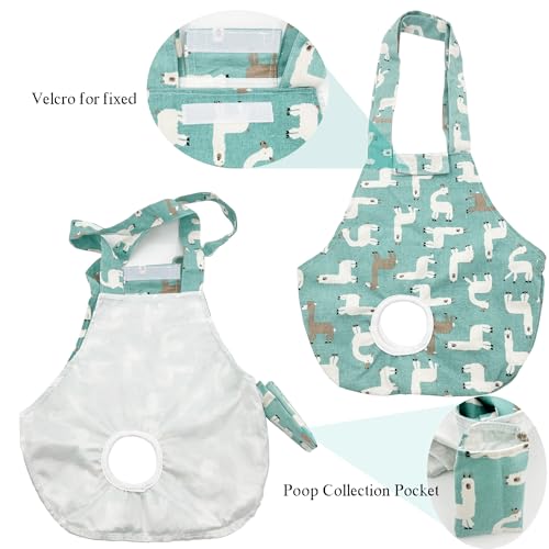 2 Pack Chicken Holder Bag, Large Poultry Carrier Sling for Travel & Care | Canvas Catching Handbag for Hens, Roosters, Ducks, Geese, with Poop Pocket, Transport or Nursing Visit
