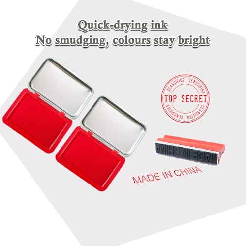 Egg Date Marking Stamp Ink Pad, 2.95 x 2.16 inches, for Fresh Eggs (RED) - color: 2 Red