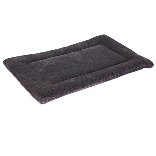 Petmate Aspen Pet Rectangular Kennel Mat, Dark Gray, for 28' Crates - size: 20-30 lbs