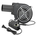 9733 Small Centrifugal BBQ Blower Fan with Variable Controller | 120V–240V AC power plug, for camp,grill,wood stoves,furnace,forge fire bellows and charcoal starter projects - size: 9733-AC Control