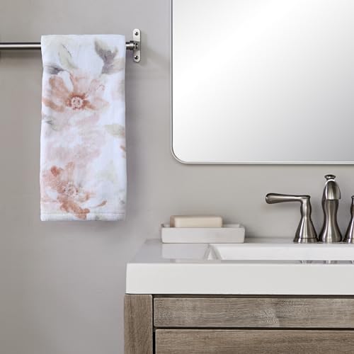 SKL Home Misty Floral 100% Cotton 2pc Hand Towel Set, Decorative for Bath/Kitchen/Bar & Gift, Blush - color: Misty Floral Printed