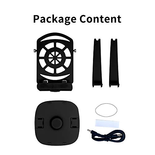[2 Sets] Steps Counter Compatible for Po-ke-mon Go Walker Phone Swing Accessories [Mute Version] Egg hatcher Rocker Quick Steps Earning Device[Support 4 Phones Black]