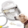 Automatic Dog Water Bowl Dispenser Large Size Pet Waterer Feeder Stainless-Steel Water Trough for Poultry and Small Livestock