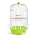 Maykoosh Artisanal Attic Small Round Bird Cage with Graceful Design, Durable Metal Construction, Compact Size, and Comfortable Space