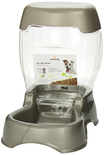 Petmate Pet Cafe Feeder Dog and Cat Feeder Pearlescent Colors 3 Sizes, Made in USA (Pack of 6) - color: Pearl Silver, size: 3 lb (Pack of 6)