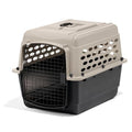 Petmate Vari Dog Kennel - Portable Dog Carriers & Crates for Medium Dogs, Airline-Friendly, Durable Plastic, Pet Carrier For Home and Travel, 28 Inches, Taupe and Black | Airline friendly pet carrier, durable plastic shell, great at home and on trips, sec