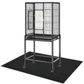 Large Bird Cage Mat, 46x60 Inch Under Pet Cage Mat for Bird Cages, Liner for Under Dog Crate cages, Reptile Aquariums, Waterproof Felt Liner with Non-Slip Backing for Kennel Training, Floor Protector - size: 46x60 Inch