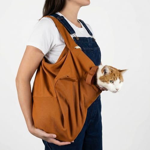 Cozy Comfort Carrier - Extra Large Caramel Cat Carrier Soft and Pet Carrier for Medication Administration, Nail Clipping, Travel, Vet Visits, and Dental Care - color: Caramel, size: X-Large