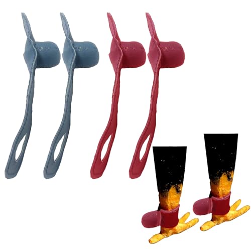 Gamefowl Supplies Chicken Leg Bands Rooster Booster Protection Accesorios para Gallos De Pelea Accessories Tie Cords for Gamefowl Accessories 2 Pairs Blue & Red, Leg Protect & Care - color: Sky Bue and Red
