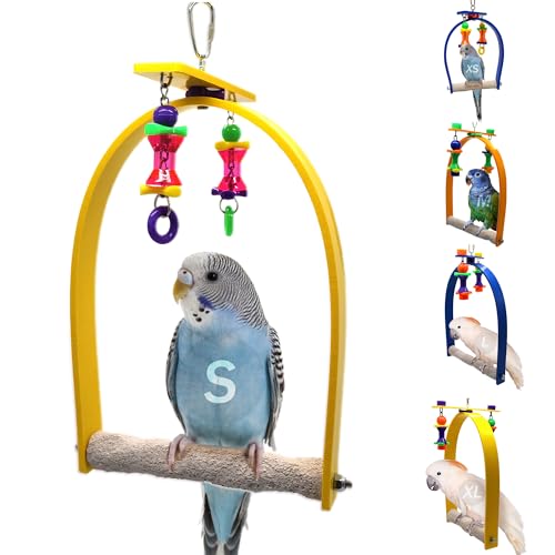 Sweet Feet and Beak Whirly Bird Swing, Small Indoor Pedicure Perch - size: Small