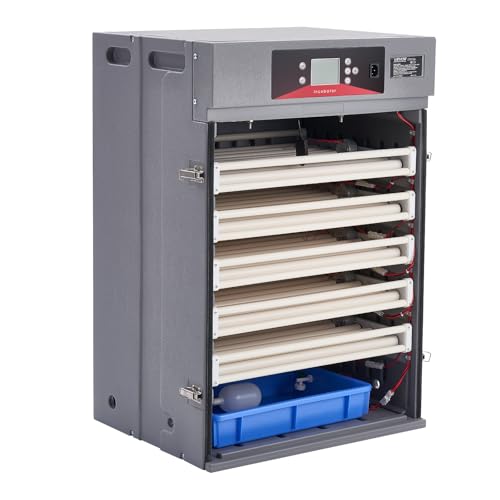 VEVOR 400 Egg Incubator, Poultry Incubator Cabinet with Automatic Eggs Turning, Temperature & Humidity Control, Heating & Cooling Egg Hatcher, Commercial Incubators for Hatching Chicks Ducks Goose - size: 400 Eggs