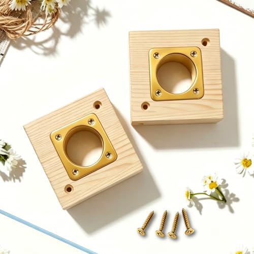 Bluebird House Predator Guard， with Copper Gate Predator Protection Device Bird House Predator Guard Replacement, Suitable for 1 1/2 inch Open Oriental Bluebird Box (2 Pieces)