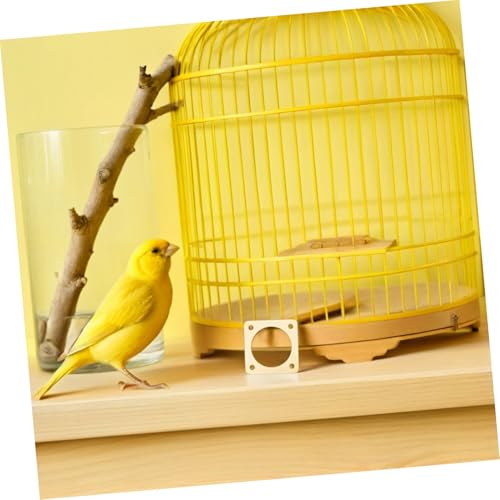 4pcs Metal Birdhouse Hole Protectors with 1 1/4 Inch Opening for Sparrow House Entrance Predator Guards Outdoor Bird Nest Box Safety