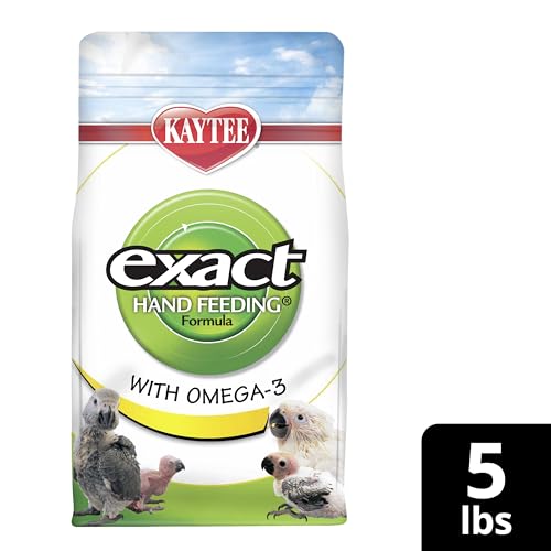 Kaytee Exact Hand Feeding Formula Baby Bird Food for Baby Birds, 5 Pounds - size: 5 Pound (Pack of 1)