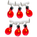 6 Packs Chicken Waterer Cups with PVC Tee Fittings, 1/8 Inch FTP Threads | Keep Clean Water, Automatic Poultry Feeder Cups Water Feeder for for DIY 1/2" Pipe System Chicks, Duck, Goose, Quail