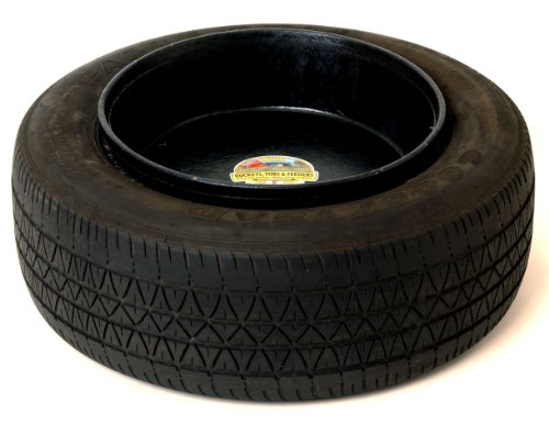 Little Giant® Heavy Duty Rubber Pan | Durable Rubber Feed Pan | Indoor & Outdoor Use | 3 Gallons - size: 3 Gallon