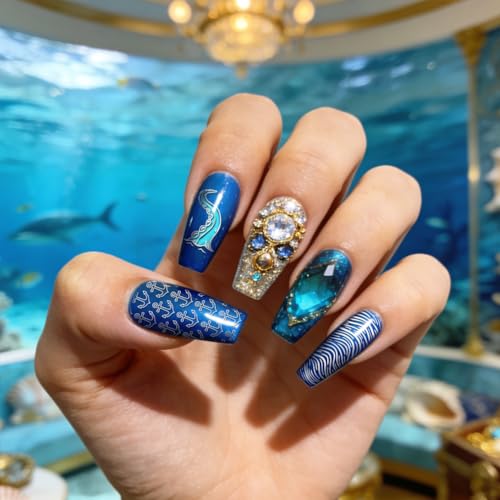 PH PandaHall 3pcs Nautical Treasure Nail Stamping Plate Anchor Lighthouse Nail Arts Stencils Pirate Nails Stamper Ocean Life Nail Image Plates for Ocean Lover Women Manicure Salon Design Print - style: Nautical Treasure