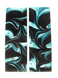 Black & Robin Egg Blue Pearl Knife Scale Sets