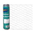MTB Supply 20GA Galvanized Hexagonal Poultry Netting Chicken Wire 12 inches x 25 feet x 1 inch Mesh - size: 12"x25'- 1" 20GA